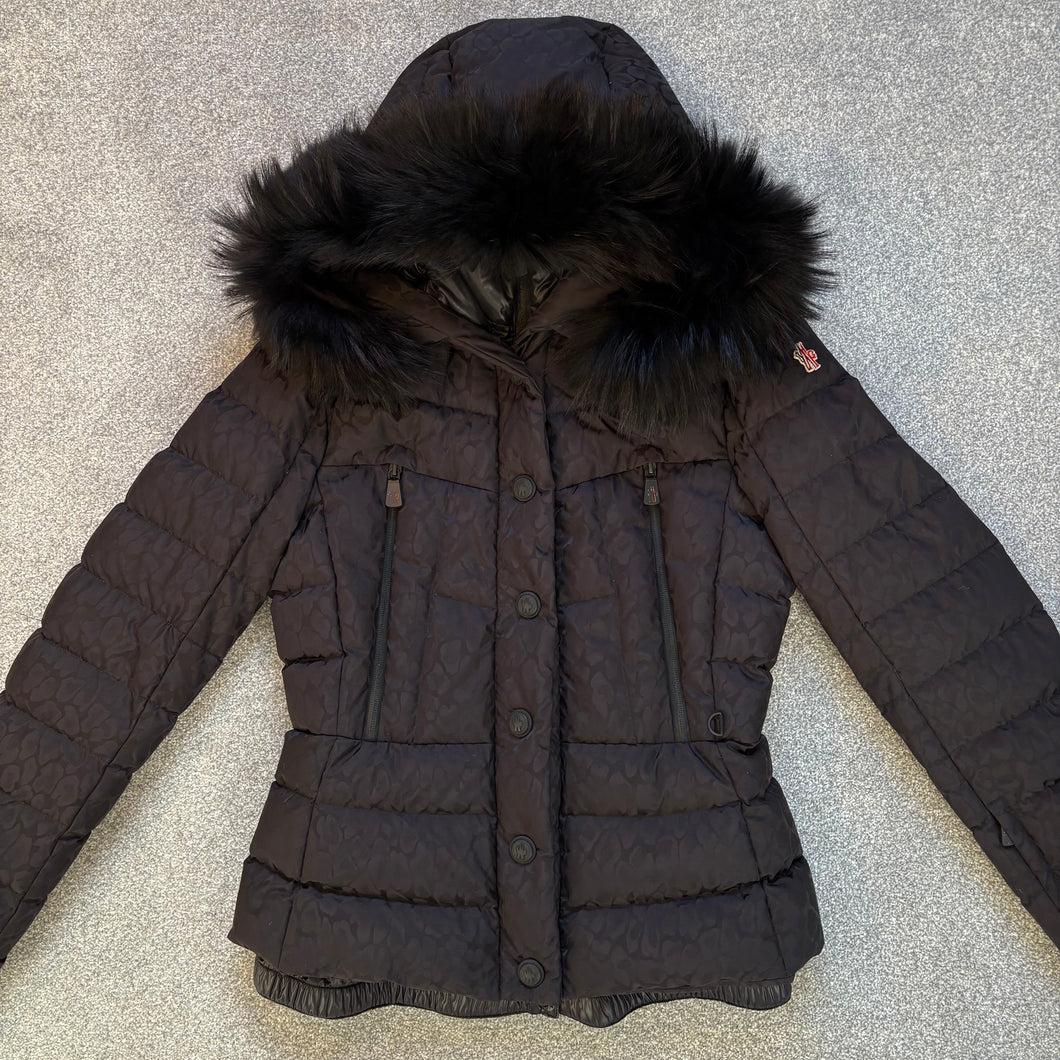 Women’s Moncler Grenoble Bever Black Print Size 3