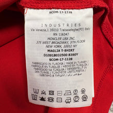 Load image into Gallery viewer, Moncler Double Logo T-Shirt Red Size XL
