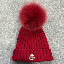 Load image into Gallery viewer, Women’s Moncler Pom-Pom Beanie Dark Pink SzUNI
