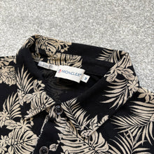 Load image into Gallery viewer, Moncler Polo Black Floral Size Medium
