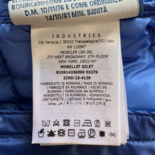 Load image into Gallery viewer, Moncler Morellet Gilet Blue Size 3
