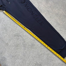 Load image into Gallery viewer, Moncler Embroidered Tracksuit Bottoms Navy Size Large
