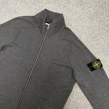 Load image into Gallery viewer, Stone Island Wool Zip-Up Grey Size Large

