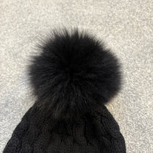 Load image into Gallery viewer, Women’s Moncler Grenoble Pom-Pom Beanie Black SzUNI
