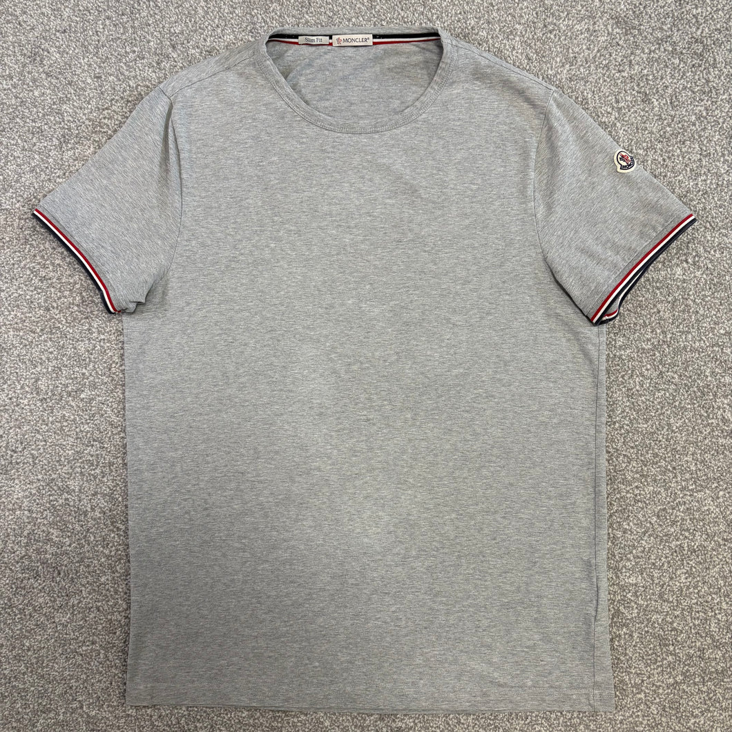 Moncler T-Shirt Grey Size Large