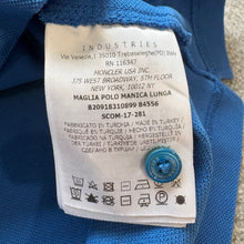 Load image into Gallery viewer, Moncler Polo Long Sleeve Blue Size Small
