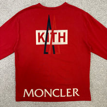 Load image into Gallery viewer, Moncler x KITH Sweatshirt Red Size Large
