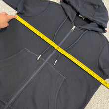 Load image into Gallery viewer, Moncler Tricolour Zip-Up Hoodie Navy Size XL

