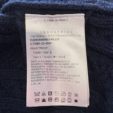 Load image into Gallery viewer, Moncler Tricot Half Zip Navy Size Large

