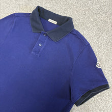 Load image into Gallery viewer, Moncler Polo Blue Size Small
