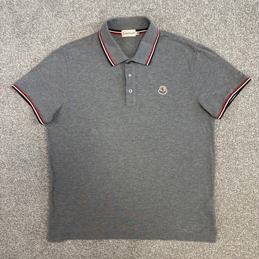 Moncler Polo Grey Size Medium