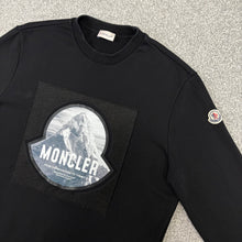 Load image into Gallery viewer, Moncler Mountain Sweatshirt Black Size XL

