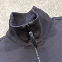 Load image into Gallery viewer, Moncler Half Zip Sweatshirt Navy Size Large
