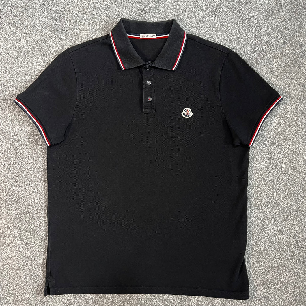 Moncler Polo Black Size Large