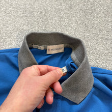 Load image into Gallery viewer, Moncler Polo Long Sleeve Blue Size Medium
