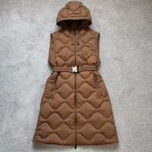 Load image into Gallery viewer, Women’s Moncler Liveche Gilet Brown Size 1
