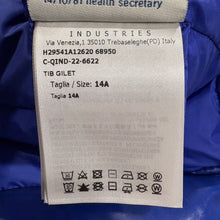 Load image into Gallery viewer, Moncler Tib Gilet Blue Age 14
