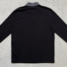 Load image into Gallery viewer, Moncler Polo Long Sleeve Black Size Large
