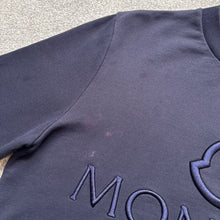 Load image into Gallery viewer, Moncler Embroidered Sweater Navy Size Medium
