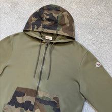 Load image into Gallery viewer, Moncler Khaki &amp; Camo Zip-Up Size Large
