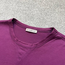 Load image into Gallery viewer, Moncler Double Logo T-Shirt Purple Size Medium
