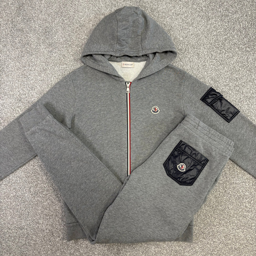 Moncler Tracksuit Grey Age 14