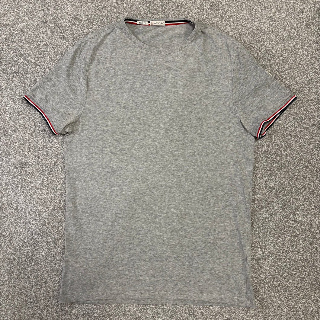 Moncler T-Shirt Grey Size Large