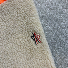 Load image into Gallery viewer, Moncler Grenoble Cardigan Orange &amp; Beige Age 14
