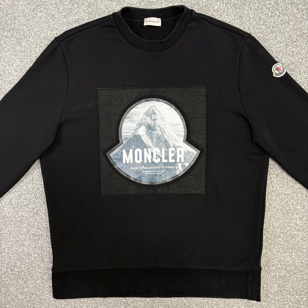 Moncler Mountain Sweatshirt Black Size XL