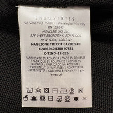 Load image into Gallery viewer, Moncler Tricot Cardigan Black Size Medium
