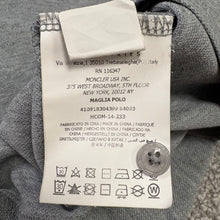 Load image into Gallery viewer, Moncler Polo Grey Size XL
