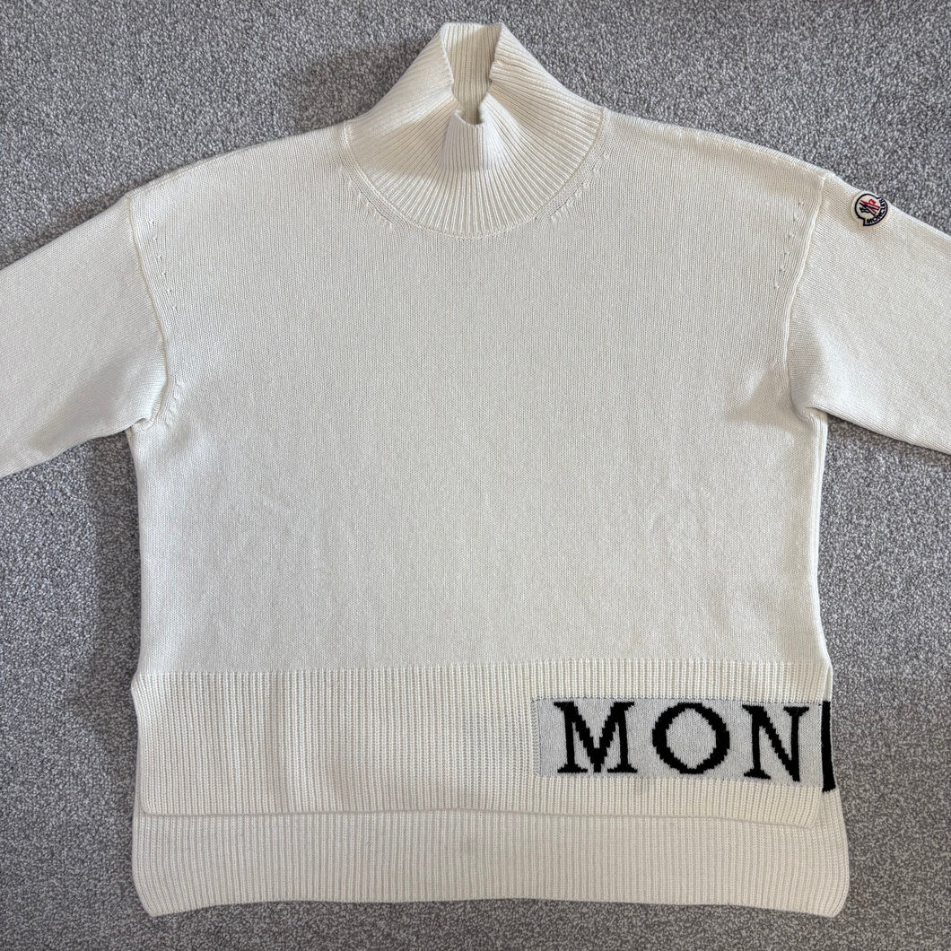 Women’s Moncler Lupetto Tricot White Size Medium