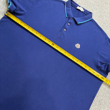 Load image into Gallery viewer, Moncler Polo Blue Size XXXL
