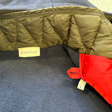 Load image into Gallery viewer, Moncler Maglia Gilet Khaki &amp; Navy Size Large
