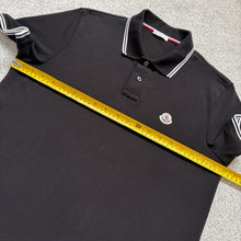 Load image into Gallery viewer, Moncler Polo Black Size Medium
