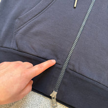 Load image into Gallery viewer, Moncler Zip-Up Hoodie Navy Size Medium
