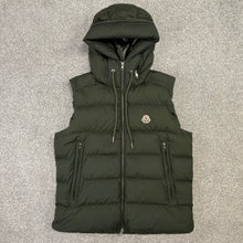 Load image into Gallery viewer, Moncler Cardamine Khaki Gilet Size 4
