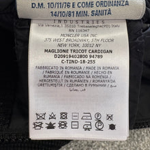 Load image into Gallery viewer, Moncler Tricot Cardigan Black Size Large

