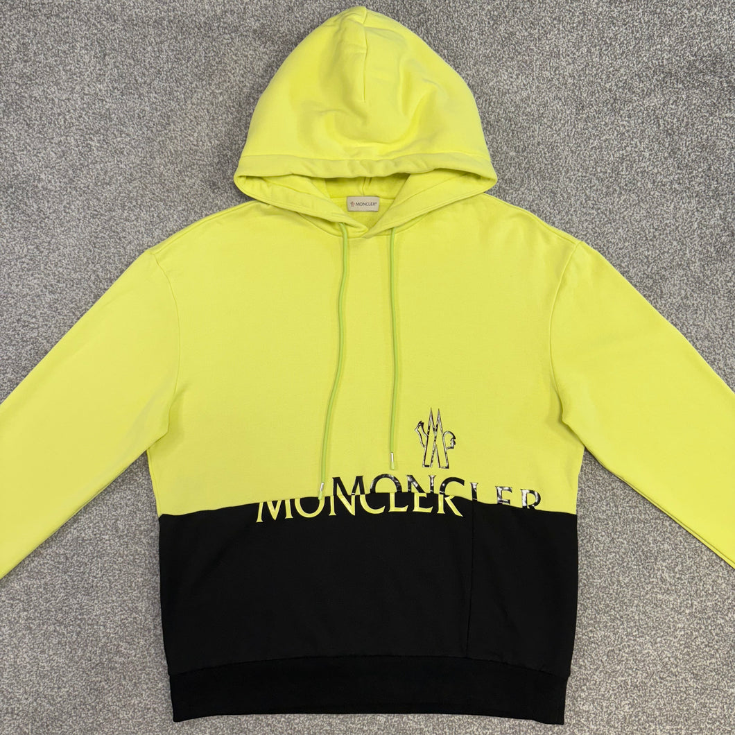 Moncler Hoodie Yellow Size Large