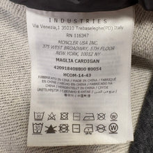 Load image into Gallery viewer, Moncler Zip-Up Grey Size Medium
