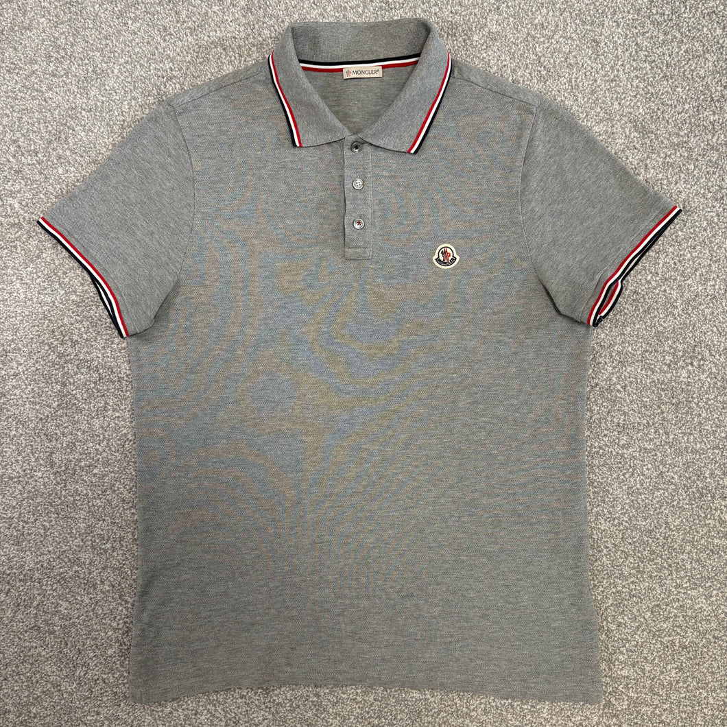 Moncler Polo Grey Size Medium