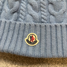 Load image into Gallery viewer, Women’s Moncler Wool &amp; Cashmere Pom-Pom Beanie Light Blue SzUNI
