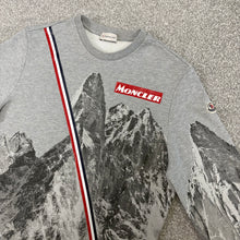 Load image into Gallery viewer, Moncler Mountain Sweatshirt Grey Size Medium
