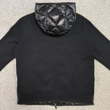 Load image into Gallery viewer, Moncler Quilted Tricot Cardigan Black Size XL
