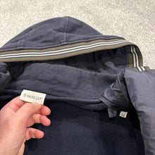 Load image into Gallery viewer, Moncler Padded Zip-Up Navy Size Medium
