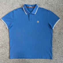 Load image into Gallery viewer, Moncler Polo Light Blue Size XXL
