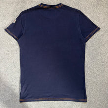 Load image into Gallery viewer, Moncler T-Shirt Navy &amp; Orange Size Medium
