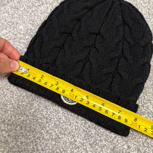 Load image into Gallery viewer, Boy’s Moncler Ribbed Beanie Black Size Large
