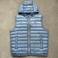Load image into Gallery viewer, Moncler Gien Gilet Baby Blue Size 6
