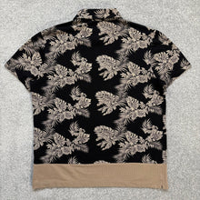 Load image into Gallery viewer, Moncler Polo Black Floral Size Medium
